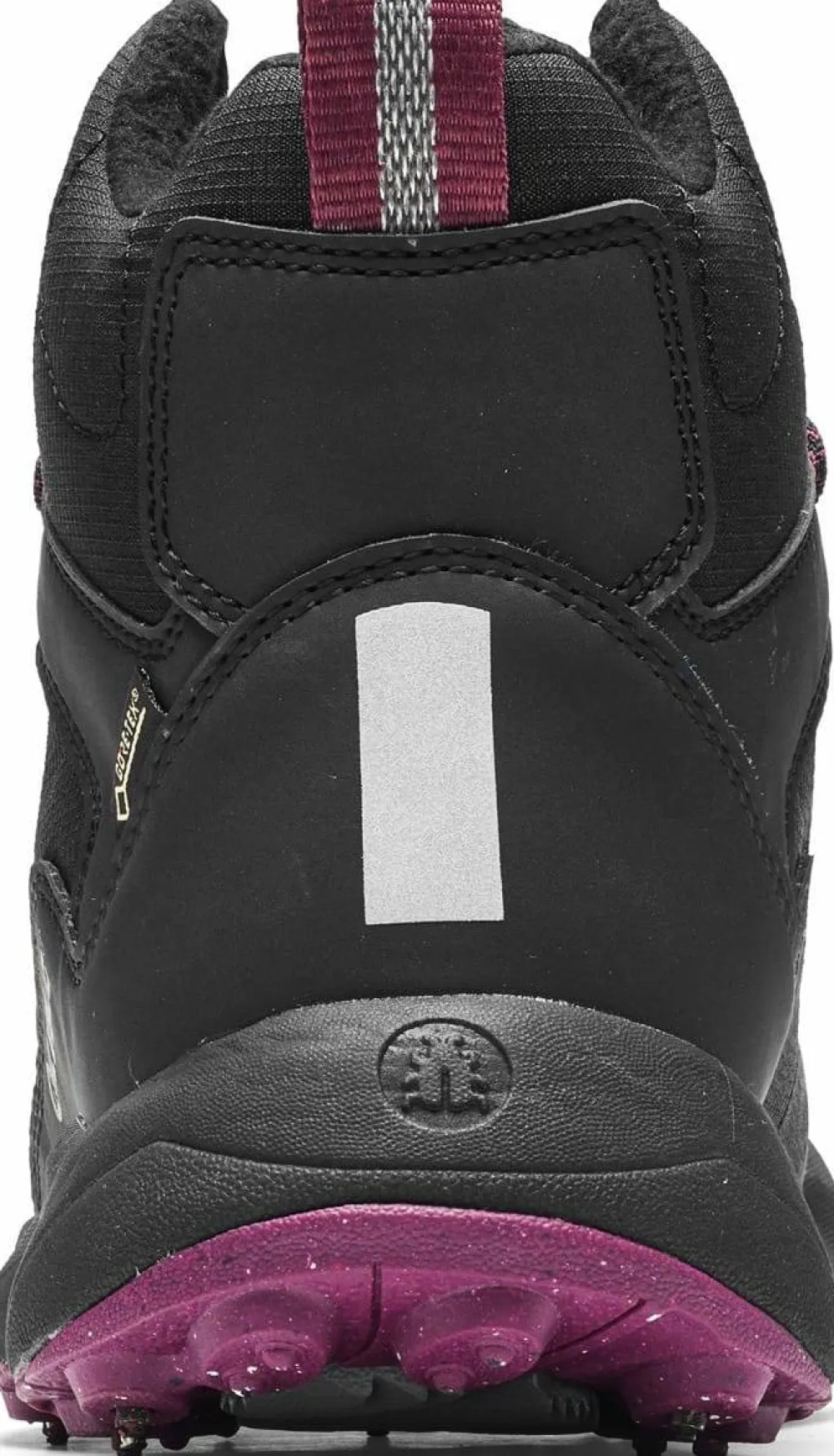 Icebug Women's Pace3 BUGrip GORE-TEX Black/DarkHibiscus Hot