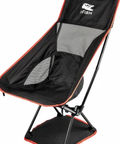 iFish Camping Chair Tronen Black/Red