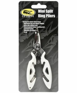iFish Mini Split Ring Pliers White