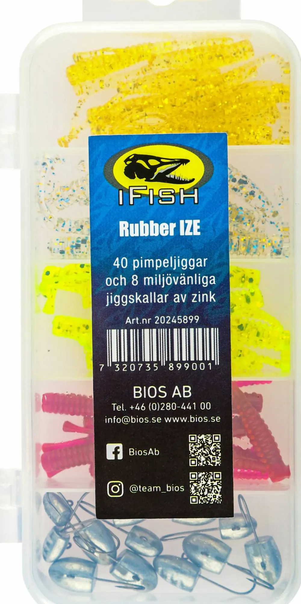 Discount Rubber Ize Pimple Jigs 40-P Mixed Fiske