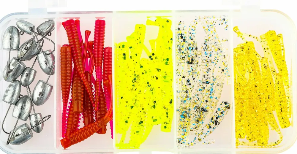Discount Rubber Ize Pimple Jigs 40-P Mixed Fiske