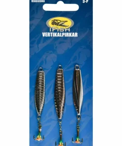 iFish Vertikalpirk 3-pack NoColour