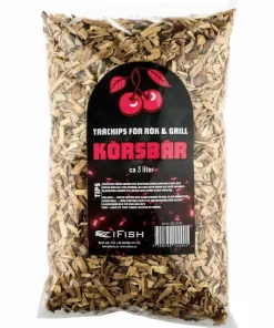 iFish Wood Chips for Smoking & Grilling, Cherry NoColour