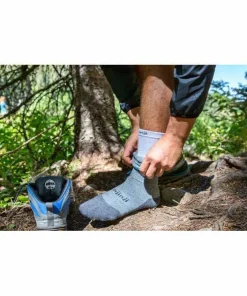 Injinji Men's Liner + Hiker Crew Charcoal Charcoal/Heathe Gray Discount