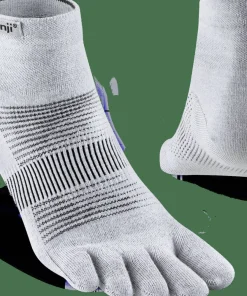 Injinji Men's Run Lightweight Mini-Crew Grey Gray Clearance