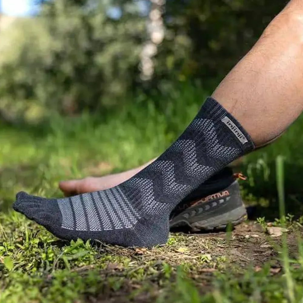 New Outdoor Midweight Crew Wool Herrstrumpor