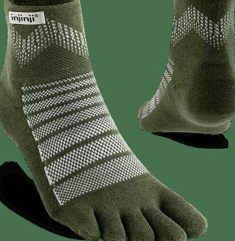 Injinji Outdoor Midweight Mini-Crew Wool Forest