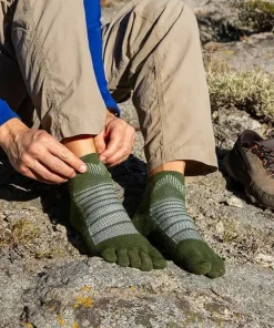 Injinji Outdoor Midweight Mini-Crew Wool Forest New
