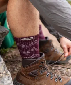 Injinji Outdoor Midweight Crew Wool Garnet