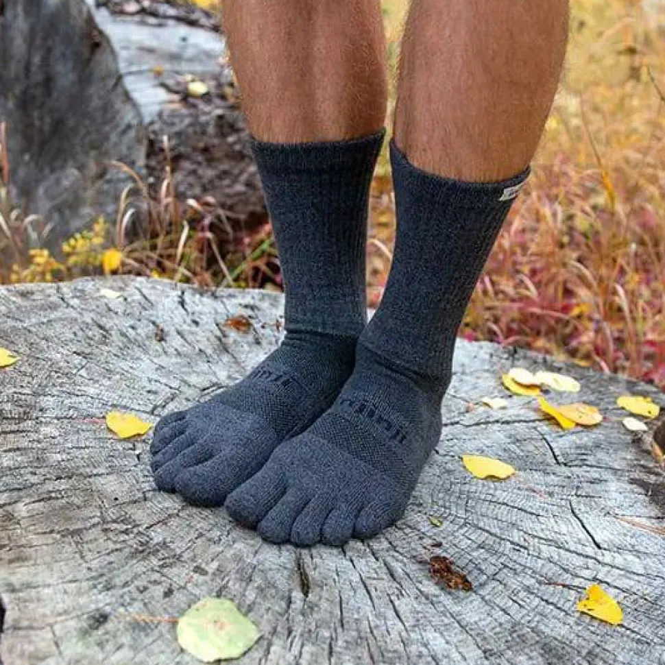 Injinji Trail Midweight Crew Granite