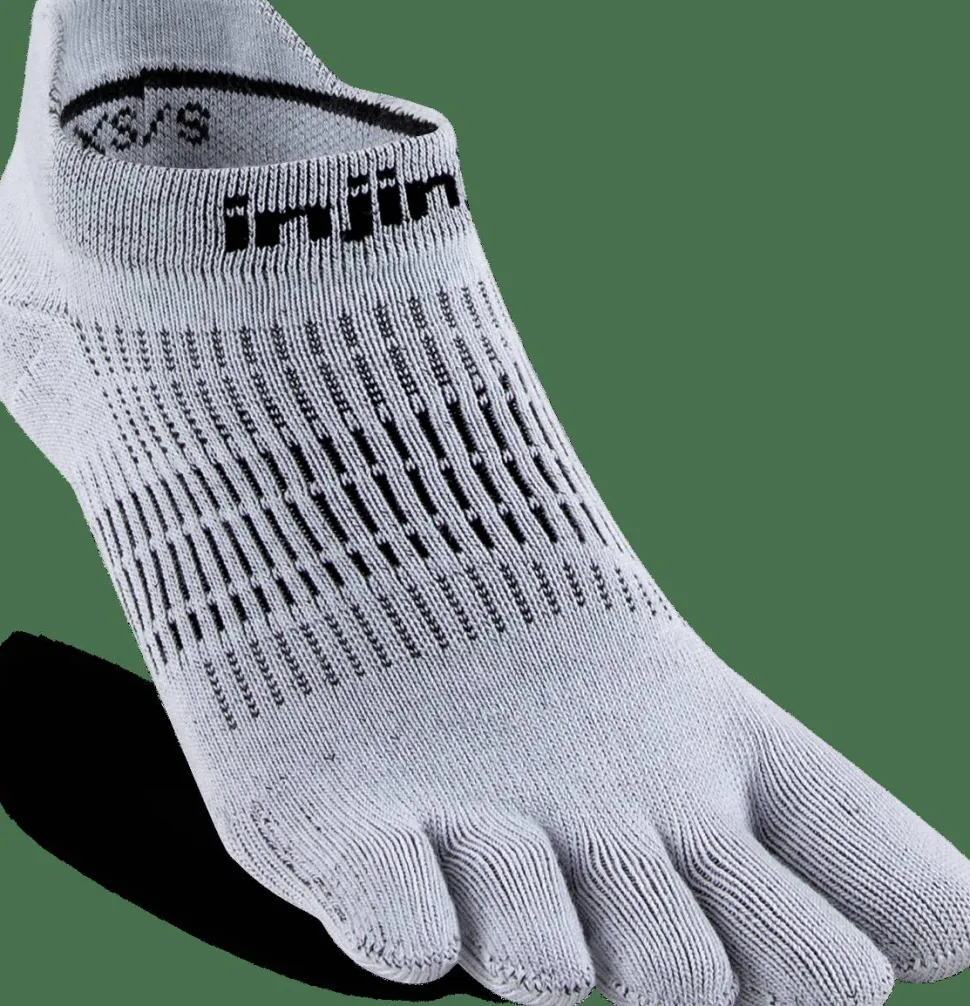 Injinji Women's Run Lightweight No-Show Grey