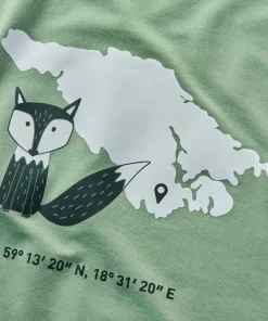Isbjörn of Sweden Kids' Buddy Tee Pistachio New