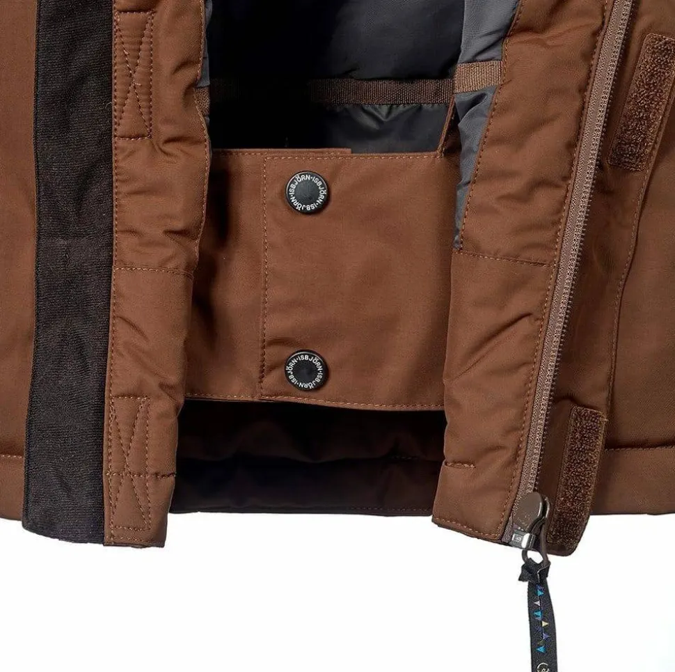 Isbjörn of Sweden Kids' Helicopter Winter Jacket Chocolate