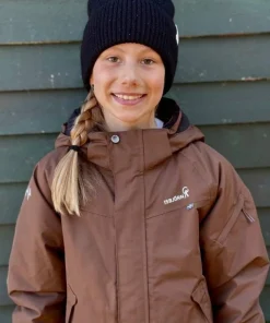 Isbjörn of Sweden Kids' Helicopter Winter Jacket Chocolate