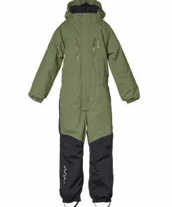 Isbjörn of Sweden Kids' Penguin Snowsuit Moss Best