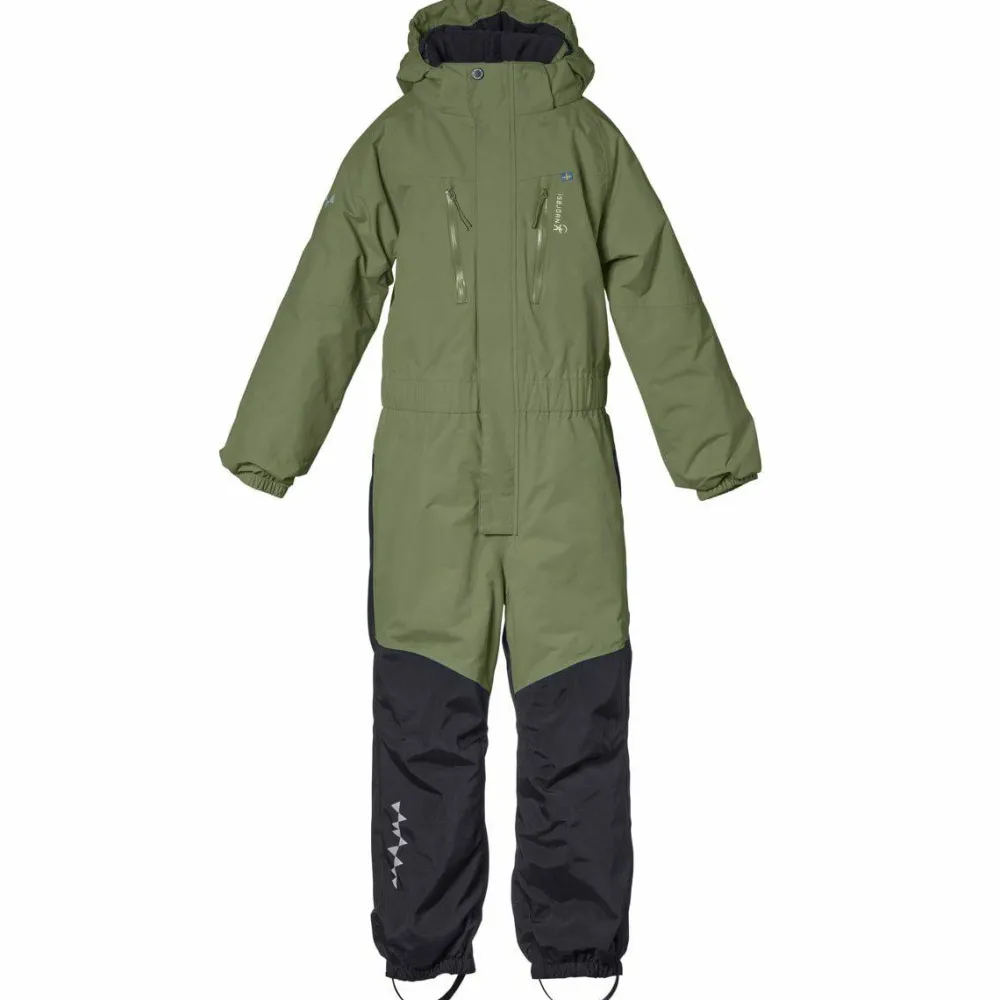 Isbjörn of Sweden Kids' Penguin Snowsuit Moss Best