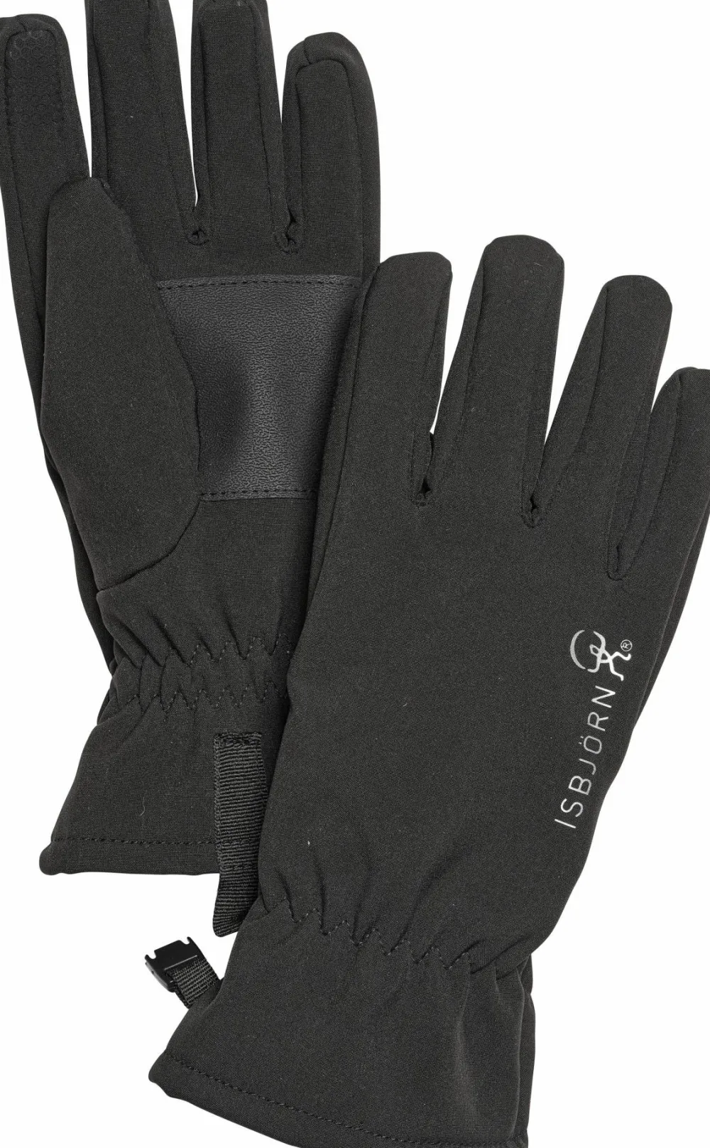 Isbjörn of Sweden Kids' Trail Softshell Finger Glove Black Clearance