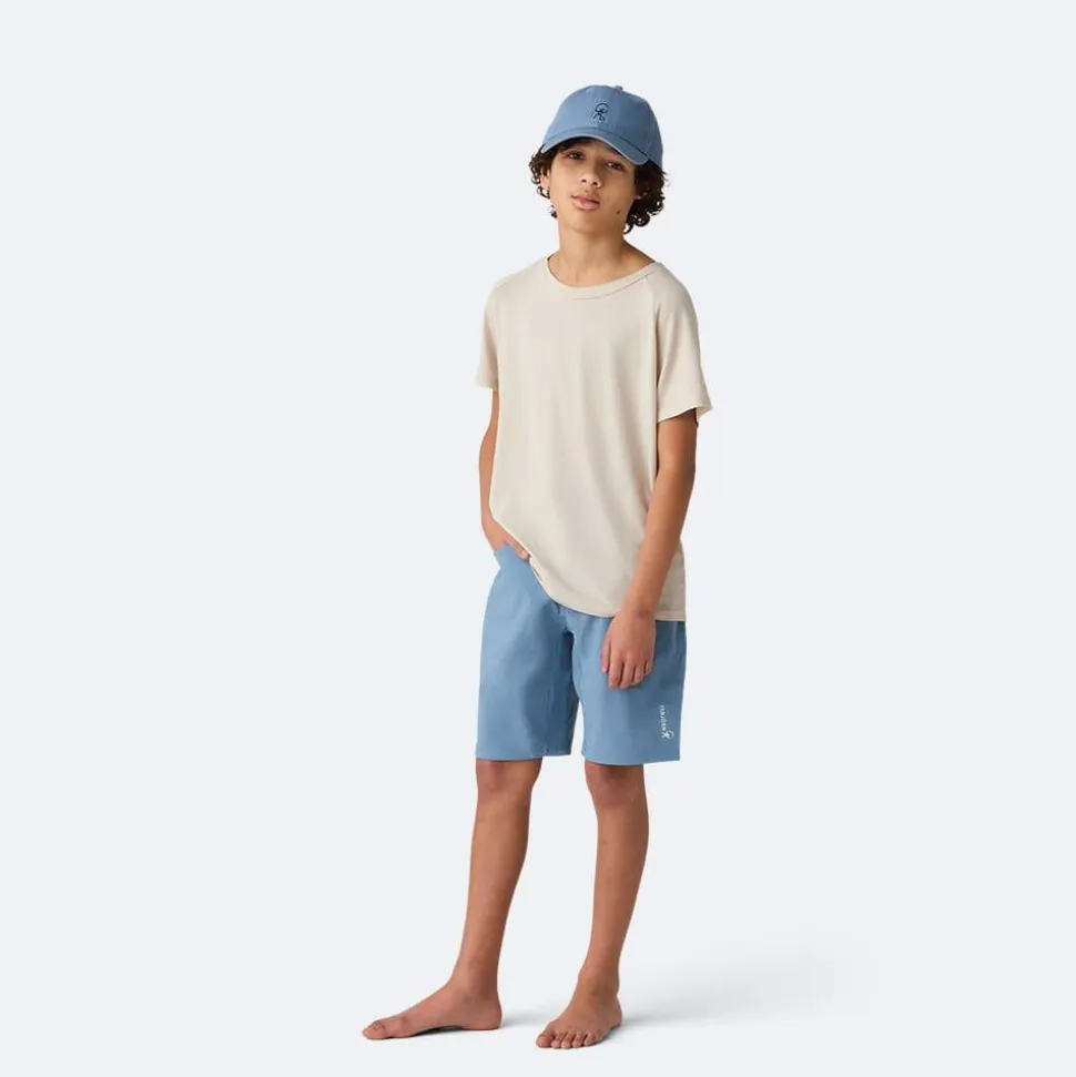 Isbjörn of Sweden Teens’ Fox All Mountain Shorts Lagoon
