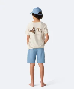 Isbjörn of Sweden Teens’ Fox All Mountain Shorts Lagoon