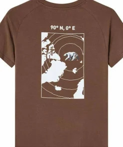 Isbjörn of Sweden Teens' Wild Peak Tee Chocolate New