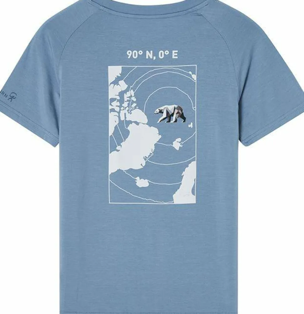 Isbjörn of Sweden Teens' Wild Peak Tee Lagoon