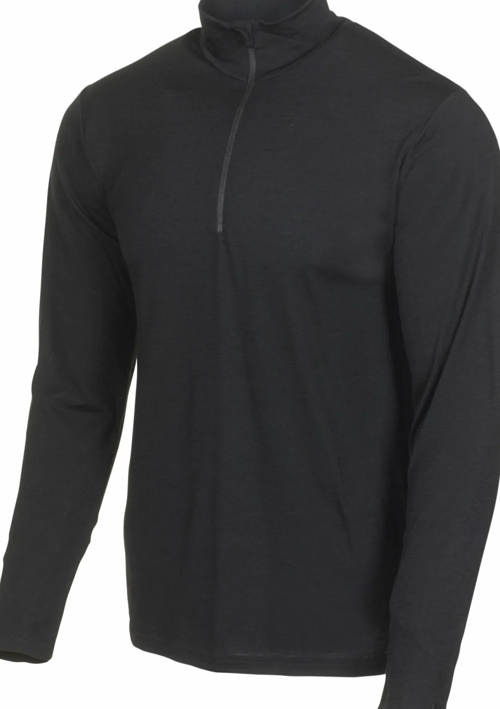 Ivanhoe Men's Underwool Sonny Half Zip Black Sale