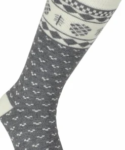 Discount Unisex Wool Sock Folklore Damstrumpor