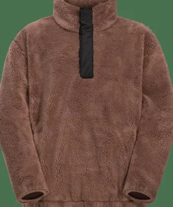 Jack Wolfskin Girls' Teen Halfzip Fleece Wild Ginger Outlet