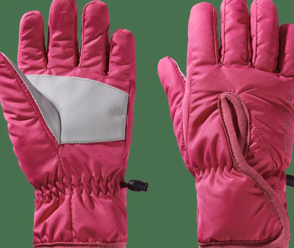 Jack Wolfskin Kids' Easy Entry Glove Dark Fuchsia Clearance