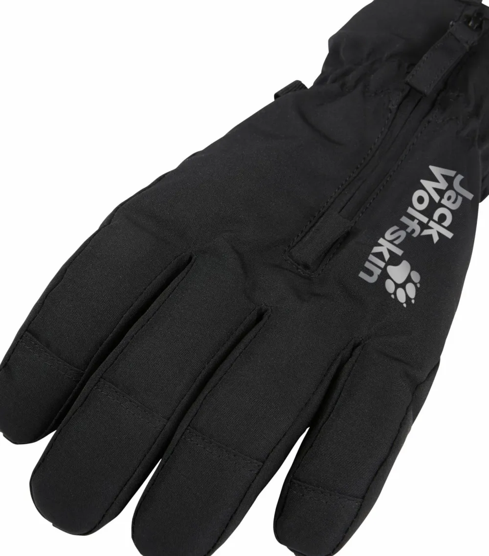 Jack Wolfskin Kids' Easy Zip Glove Black Best