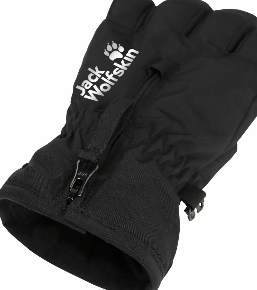 Jack Wolfskin Kids' Easy Zip Glove Black Best