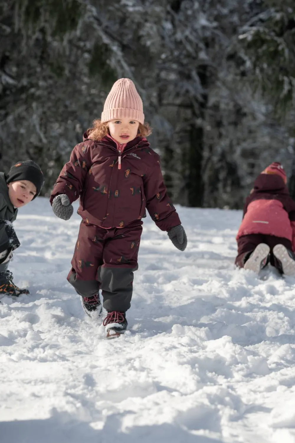 Kids' Gleely 2-Layer Insulated Print Jacket Barn Barnjackor & Västar
