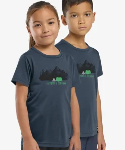 Jack Wolfskin Kids' Hiking Graphic T Midnight Sky New