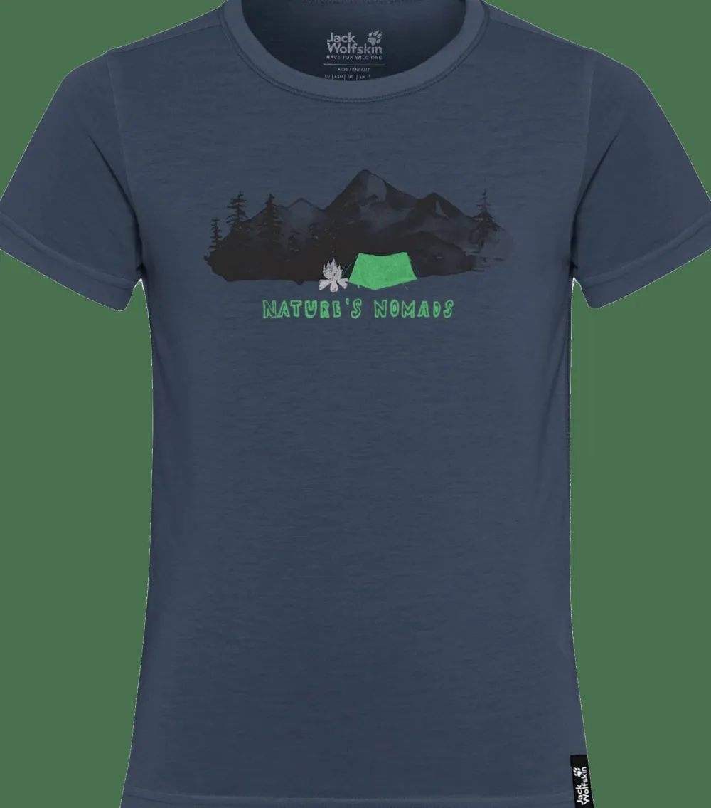 Jack Wolfskin Kids' Hiking Graphic T Midnight Sky New