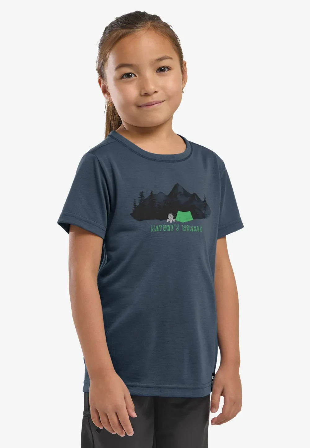 Jack Wolfskin Kids' Hiking Graphic T Midnight Sky New