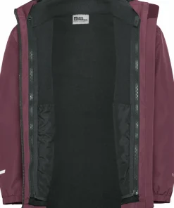 Jack Wolfskin Kids' Iceland 3-in-1 Jacket Amaranth Discount