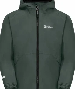 Jack Wolfskin Kids' Iceland 3-in-1 Jacket Slate Green/Black