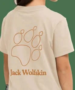Jack Wolfskin Kids' Paw T Paw Oyster Hot