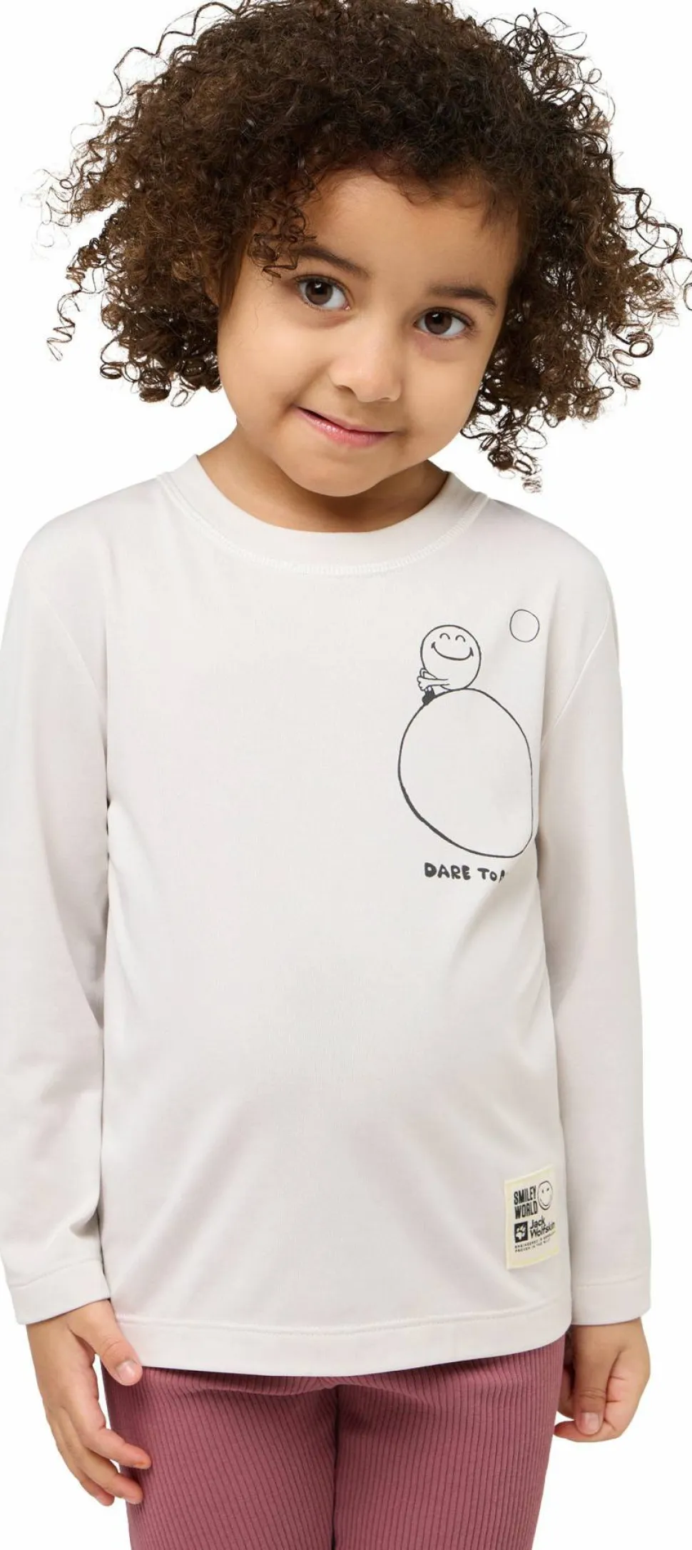 Jack Wolfskin Kids' Smileyworld Longsleeve Bone