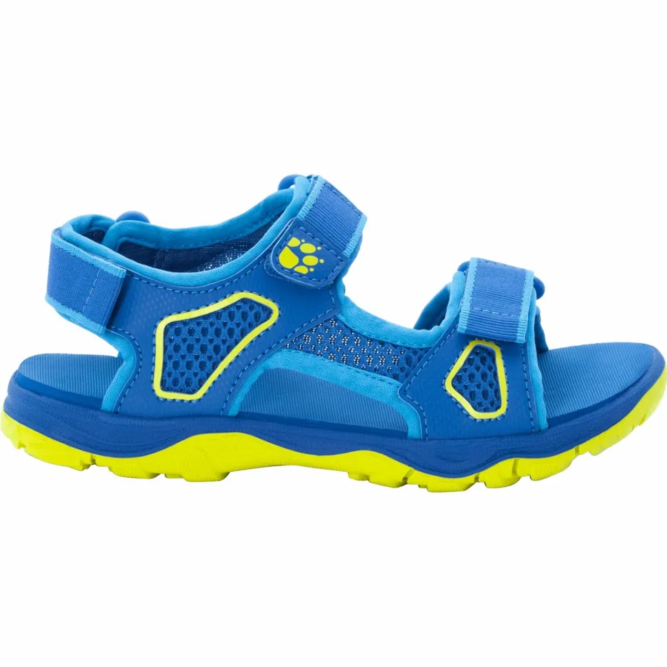 Jack Wolfskin Kids' Taraco Beach Sandal Blue/Lime