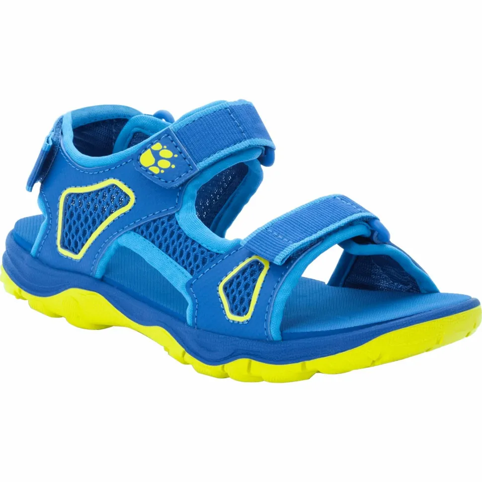 Jack Wolfskin Kids' Taraco Beach Sandal Blue/Lime