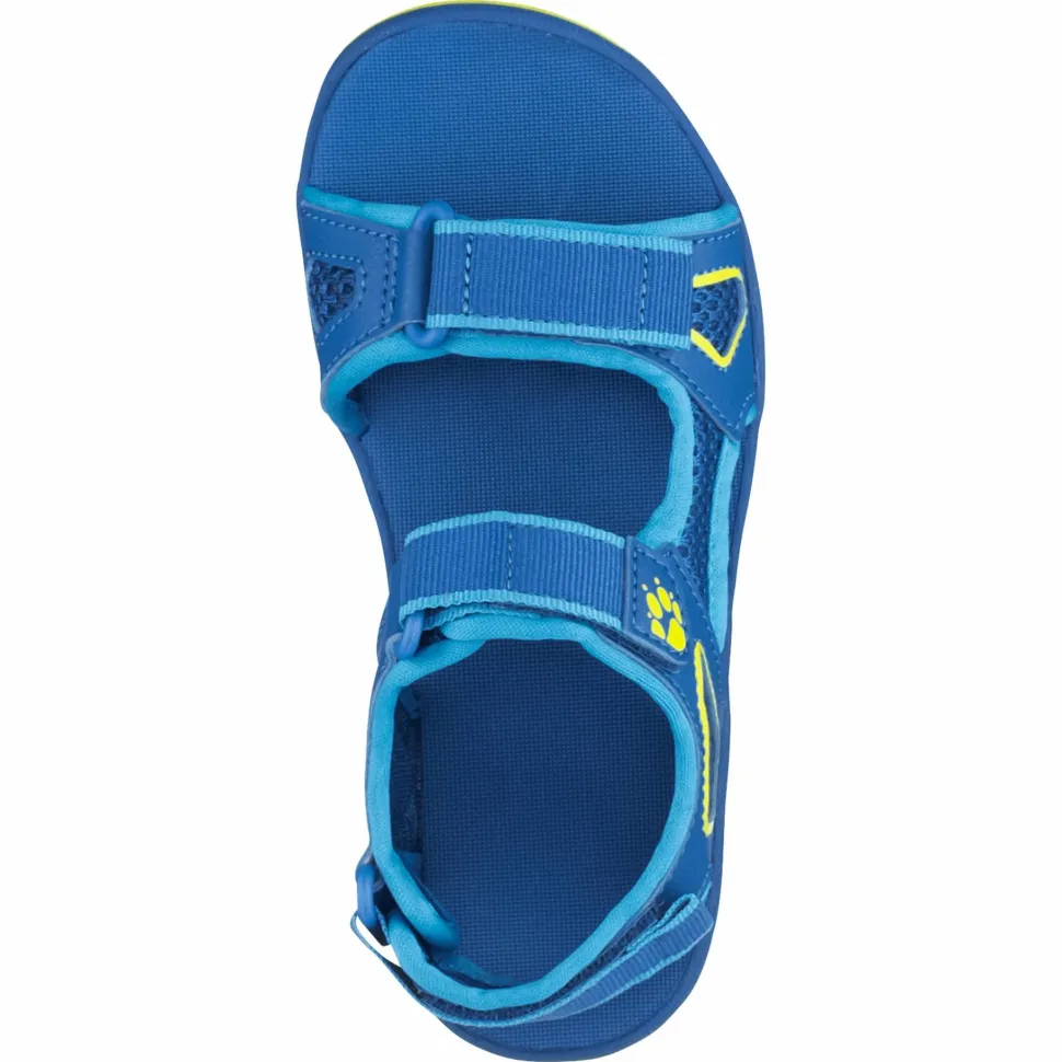 Jack Wolfskin Kids' Taraco Beach Sandal Blue/Lime