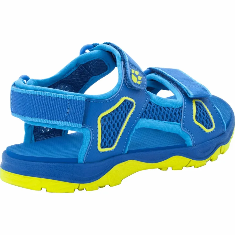 Jack Wolfskin Kids' Taraco Beach Sandal Blue/Lime