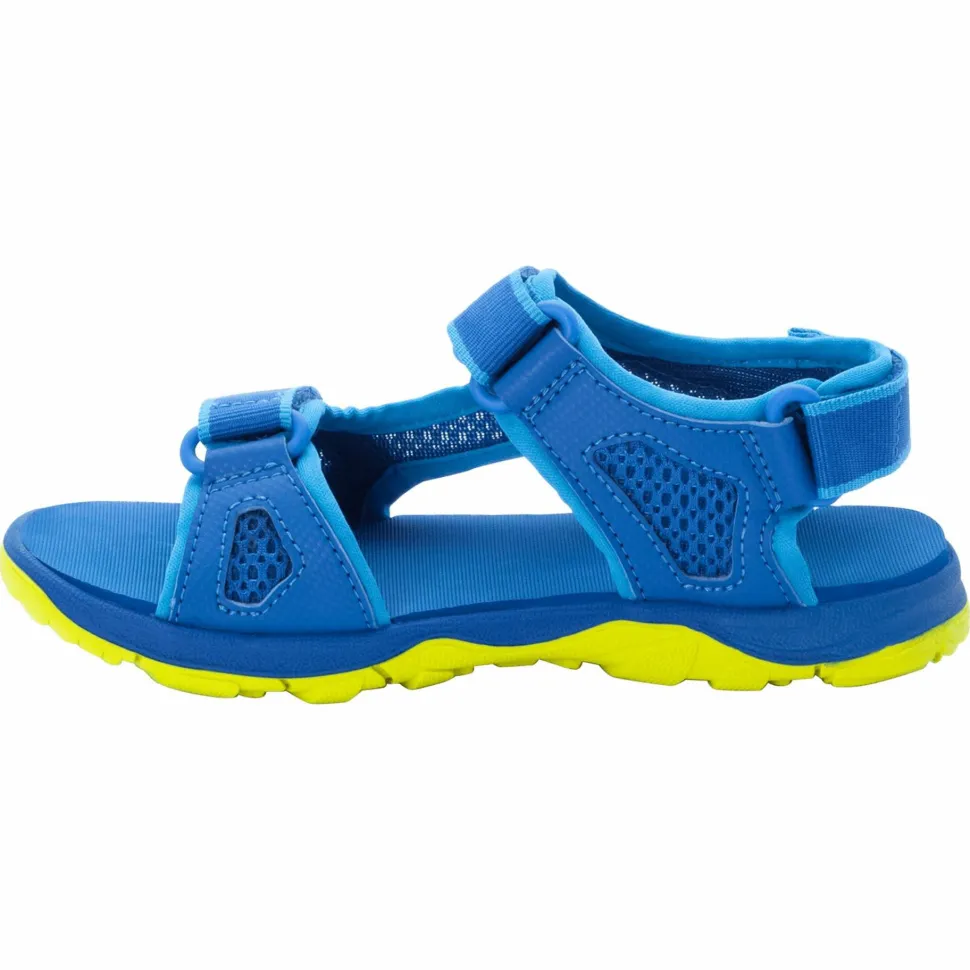 Jack Wolfskin Kids' Taraco Beach Sandal Blue/Lime
