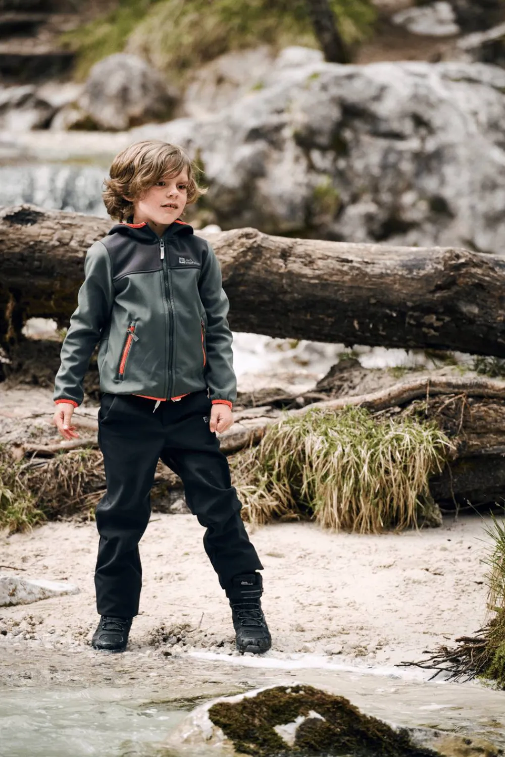 Jack Wolfskin Kids' Vojo WT Texapore High Slate Green Hot