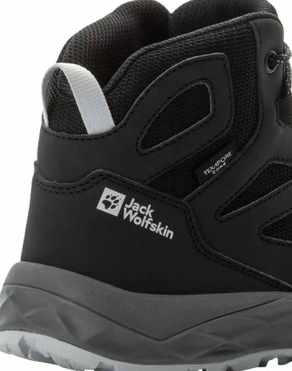 Jack Wolfskin Kids' Woodland 2 Texapore Mid Phantom