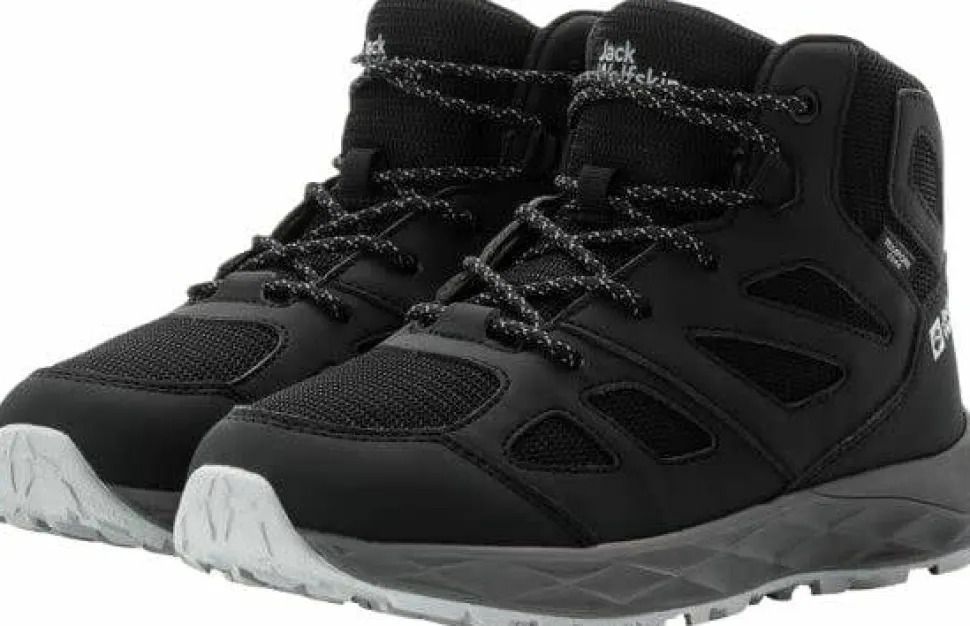 Jack Wolfskin Kids' Woodland 2 Texapore Mid Phantom