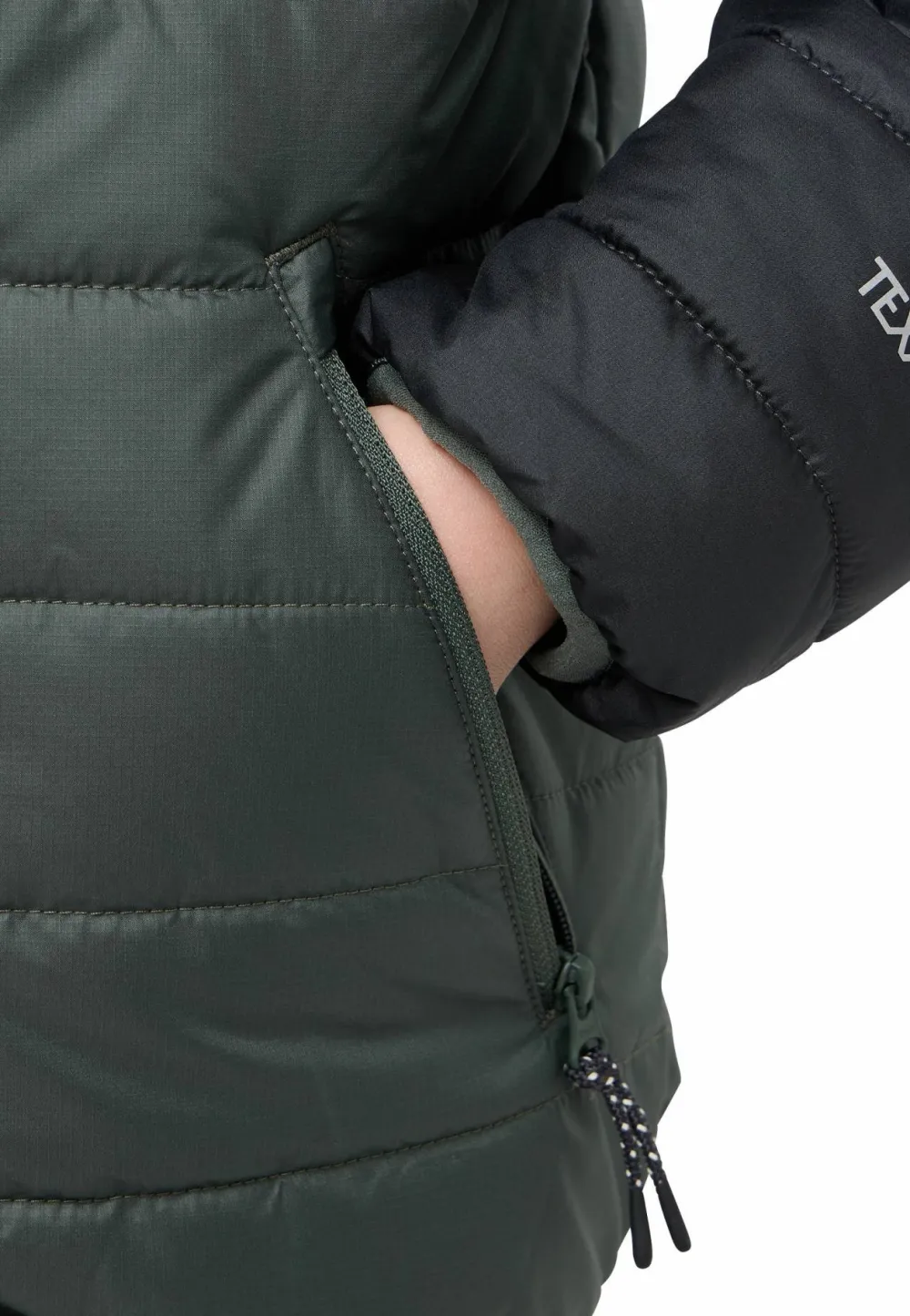 Jack Wolfskin Kids' Zenon Jacket Slate Green/Black Clearance