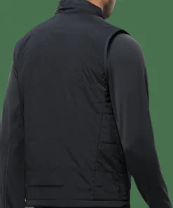 Jack Wolfskin Men's Bike Commute Insulated Vest Phantom