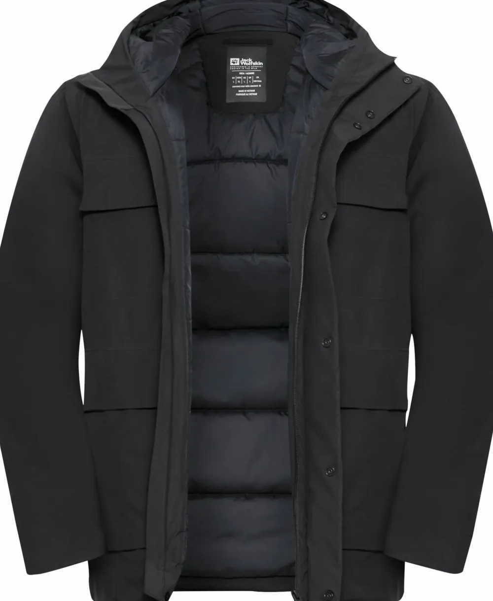Jack Wolfskin Men's Brandenburger Jacket Black Discount